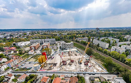 Construction de la station de dépollution